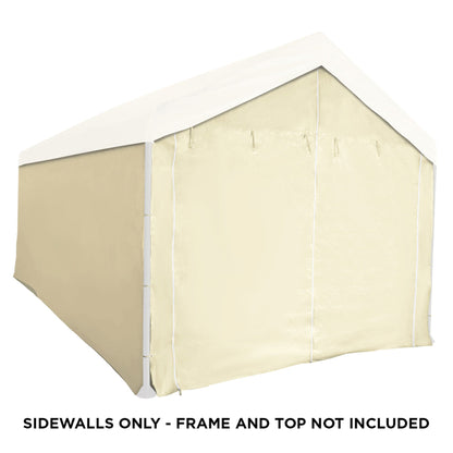 Caravan Canopy Mega Domain Carport 4 Sidewalls, Tan (Sidewalls Only) - Angler's Pro Tackle & Outdoors