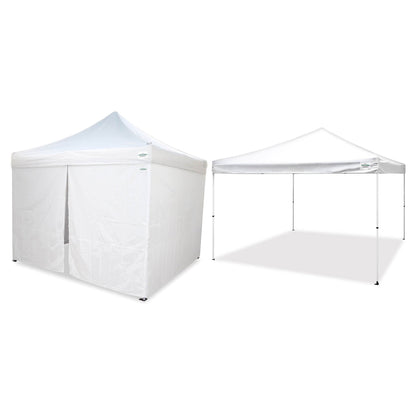 Caravan Canopy Pro 2 12 x 12 Foot Straight Leg Instant Canopy & Sidewalls, White - Angler's Pro Tackle & Outdoors