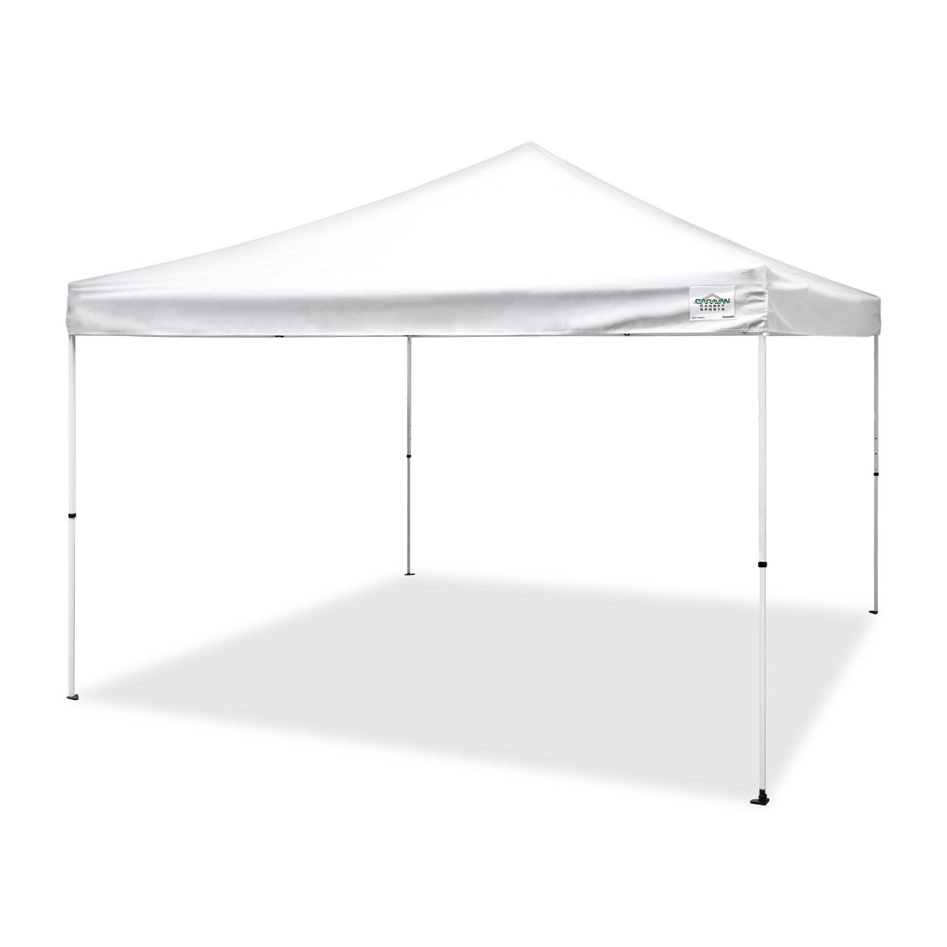 Caravan Canopy Pro 2 12 x 12 Foot Straight Leg Instant Canopy & Sidewalls, White - Angler's Pro Tackle & Outdoors