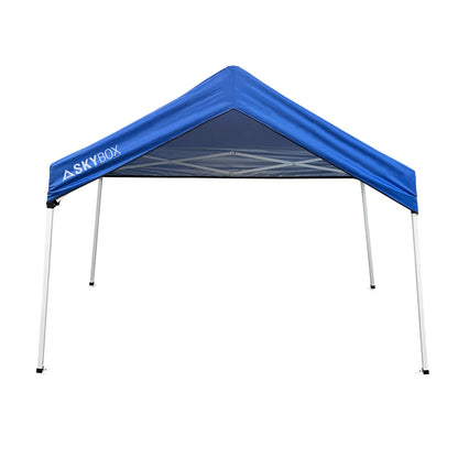 Caravan Canopy Skybox 3.2' x 6.5' Instant Multipurpose Steel Sport Shelter, Blue - Angler's Pro Tackle & Outdoors