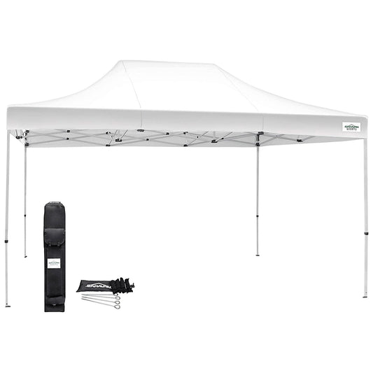 Caravan Canopy TitanShade 10 by 15 Foot Instant Steel Frame Canopy Kit, White - Angler's Pro Tackle & Outdoors