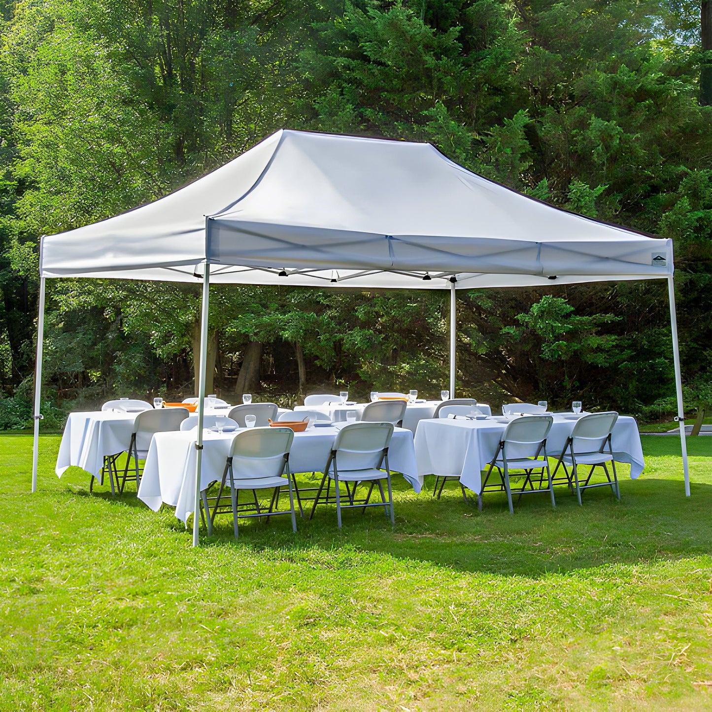 Caravan Canopy TitanShade 10 by 15 Foot Instant Steel Frame Canopy Kit, White - Angler's Pro Tackle & Outdoors