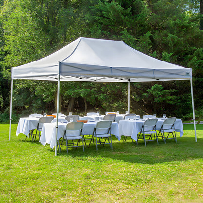 Caravan Canopy TitanShade 10 by 15 Foot Instant Steel Frame Canopy Kit, White - Angler's Pro Tackle & Outdoors