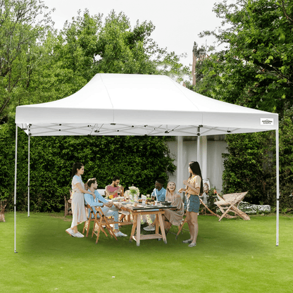 Caravan Canopy TitanShade 10 by 15 Foot Instant Steel Frame Canopy Kit, White - Angler's Pro Tackle & Outdoors