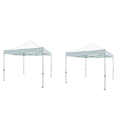 Caravan Canopy TitanShade 10 x 10 Steel Portable Instant Canopy, White (2 Pack) - Angler's Pro Tackle & Outdoors