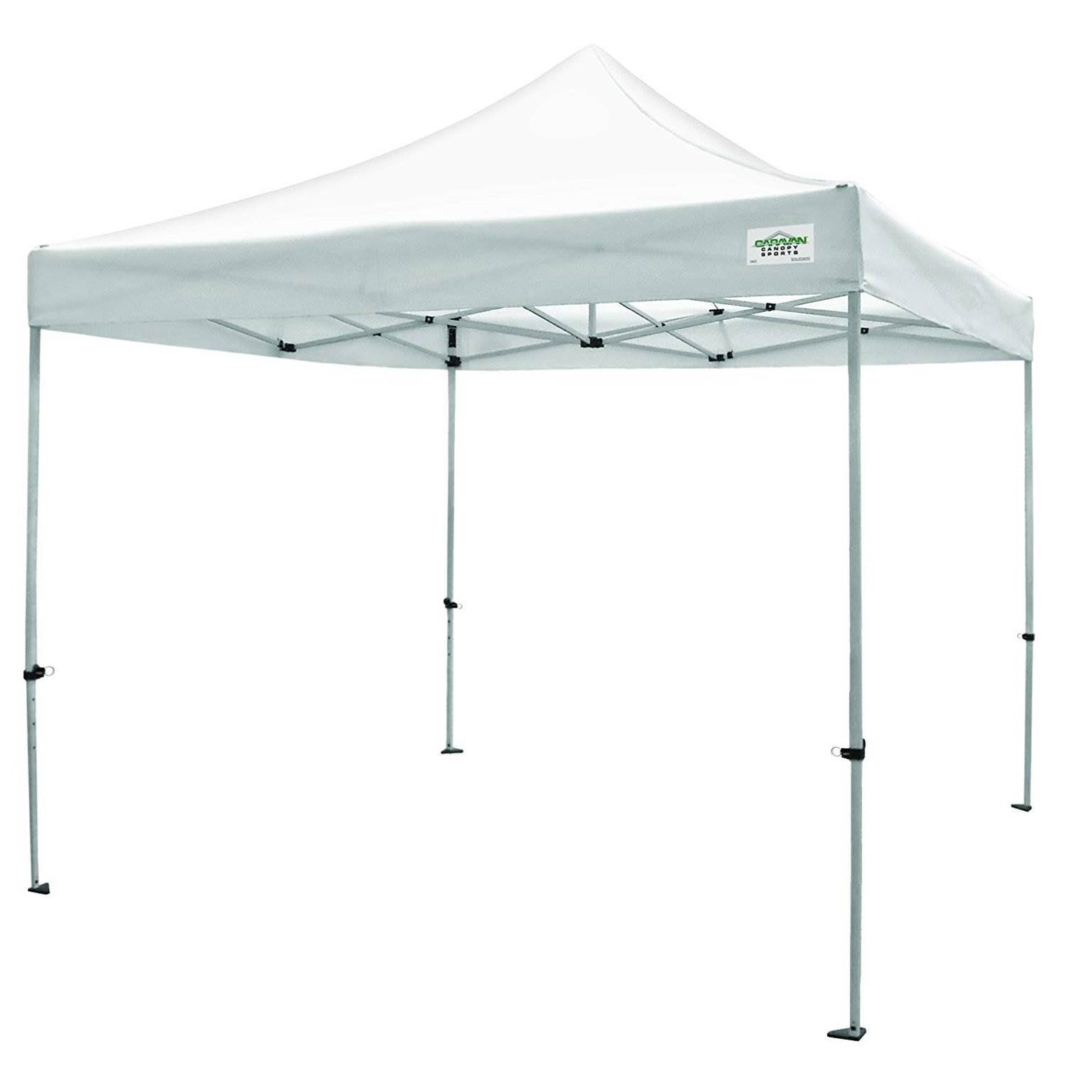 Caravan Canopy TitanShade 10 x 10 Steel Portable Instant Canopy, White (2 Pack) - Angler's Pro Tackle & Outdoors