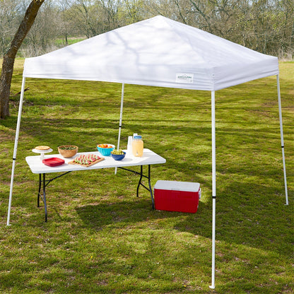 Caravan Canopy V Series 2 10' x 10' Entry Level Angled Leg Instant Canopy, White - Angler's Pro Tackle & Outdoors