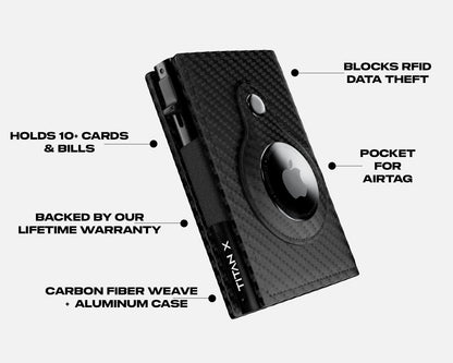 TITAN X Airtag Trifold Edition