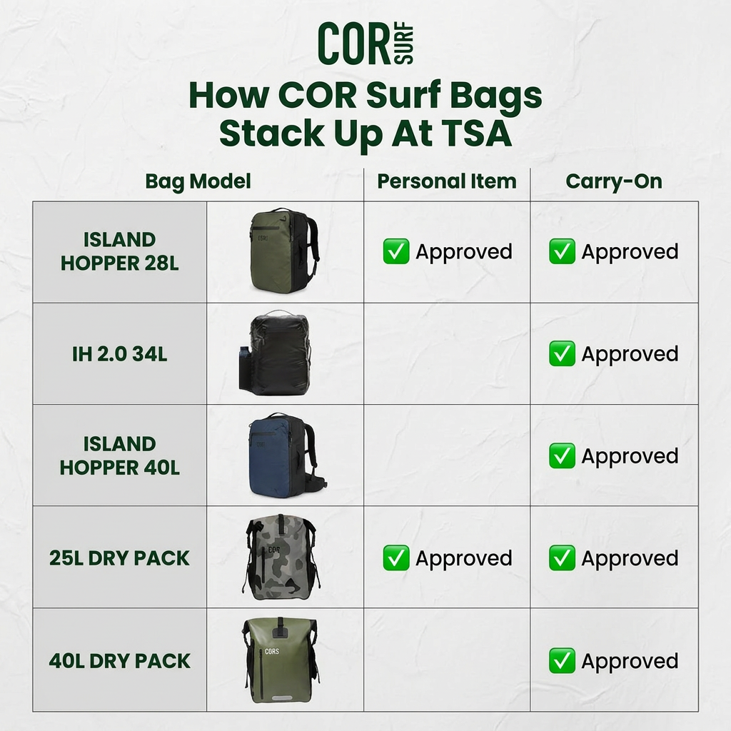 行李 COR Surf The Island Hopper Travel Backpack 28L - Angler's Pro
