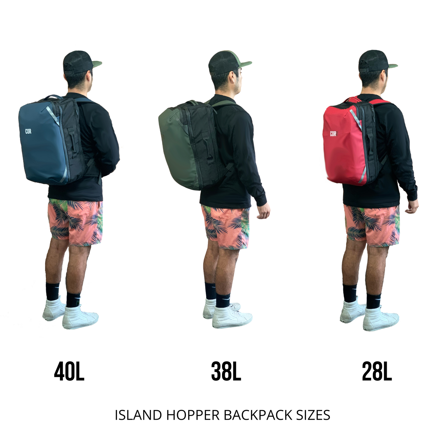 COR Surf The Island Hopper Travel Backpack 40L