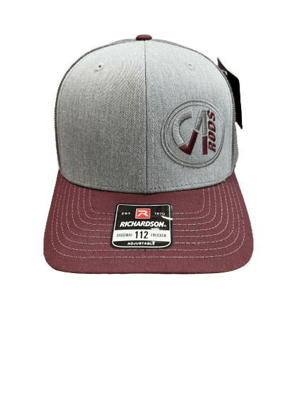 Castaway Logo'D Richardson Hat - Maroon - Angler's Pro Tackle & Outdoors