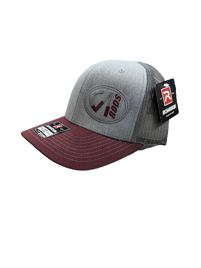 Castaway Logo'D Richardson Hat - Maroon - Angler's Pro Tackle & Outdoors