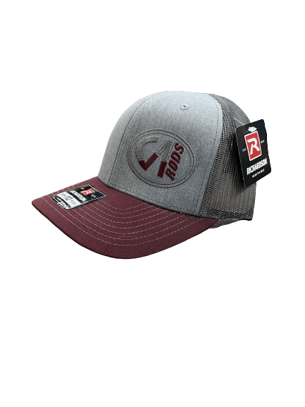 Castaway Logo'D Richardson Hat - Maroon - Angler's Pro Tackle & Outdoors