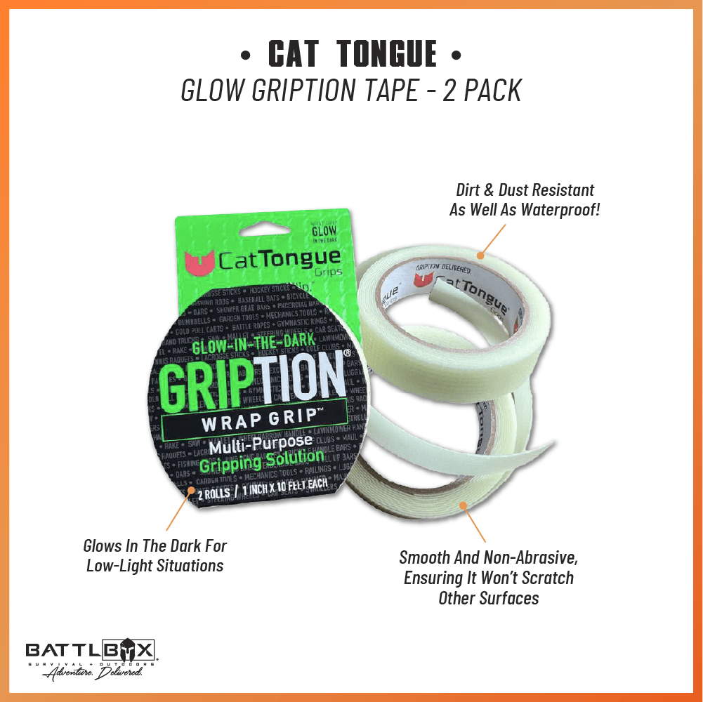 Cat Tongue Glow Gription Tape - 2 pack - Angler's Pro Tackle & Outdoors