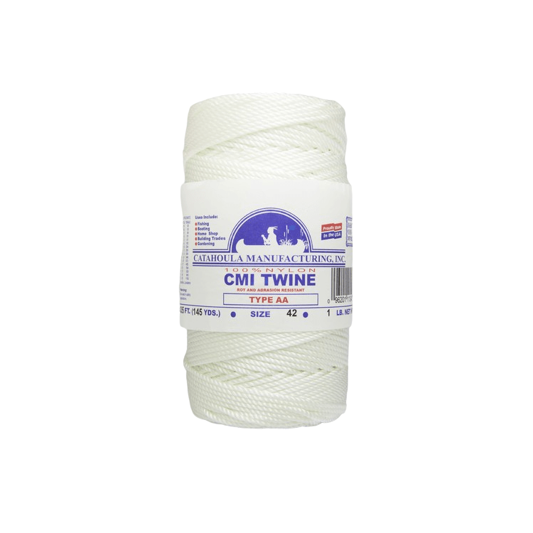 Catahoula White Twisted Nylon CMI Twine - Angler's Pro Tackle & Outdoors