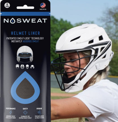 NoSweat Helmet Liners - Patented SweatLock™  For All Helmet Types