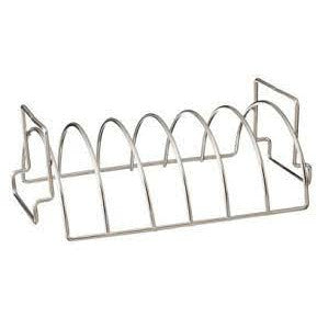 Charcoal Companion Stainless Steel Reversible Rib and Roast Rack ...