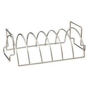 Charcoal Companion Stainless Steel Reversible Rib and Roast Rack - Angler's Pro Tackle & Outdoors