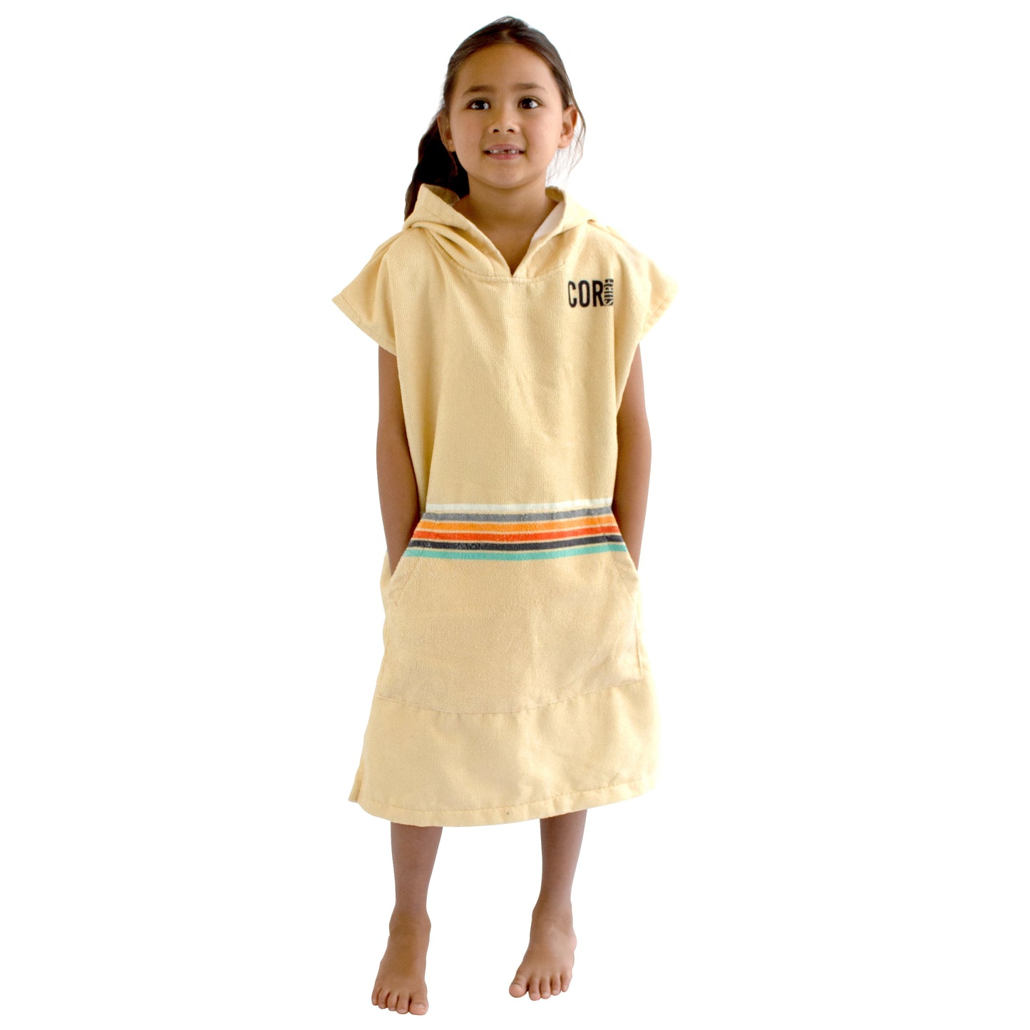 COR Surf Retro Sand Changing Towel Poncho - Kids (Small)