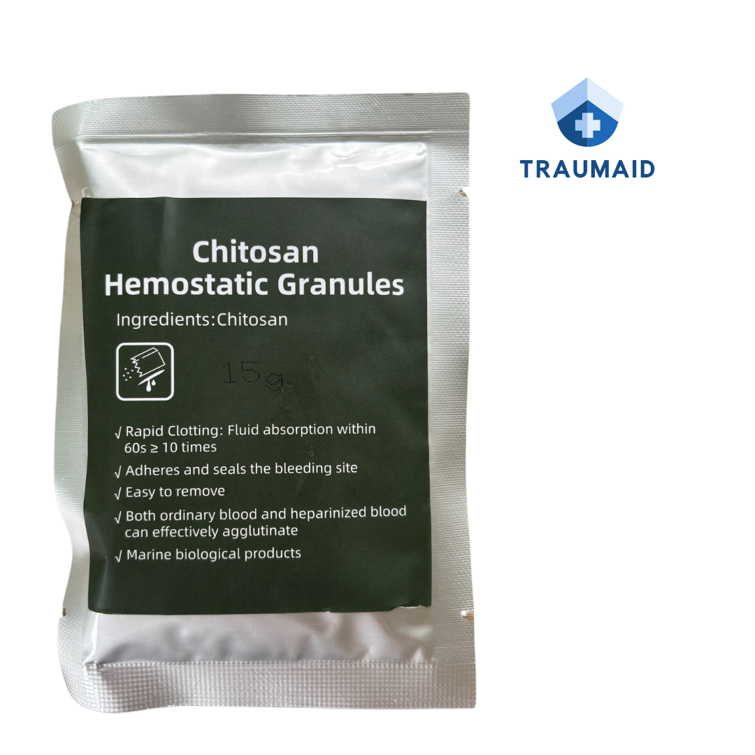2ND AMEN 15g Chitosan Granules Bleed Stopping Powder for Rapid Blood Clotting