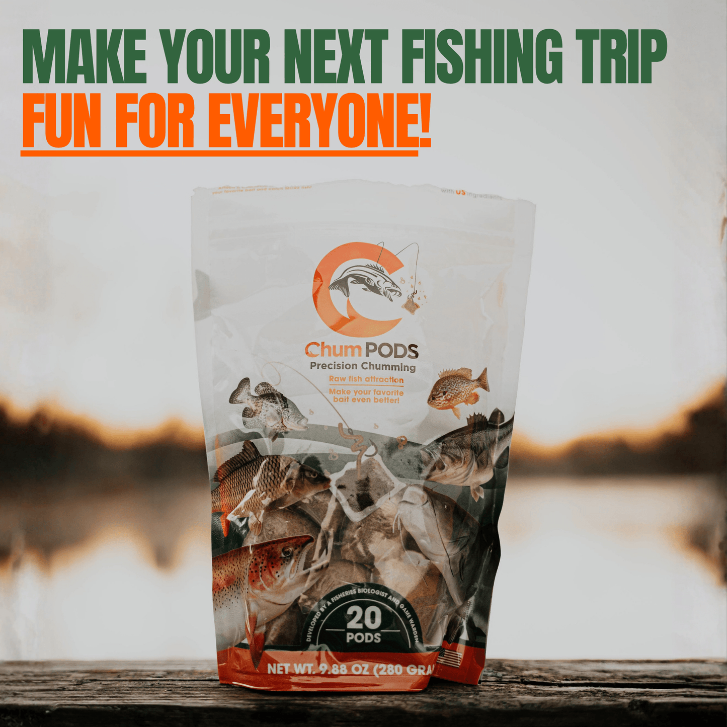 Catfish Pro ChumPODS - Raw Fish Attraction