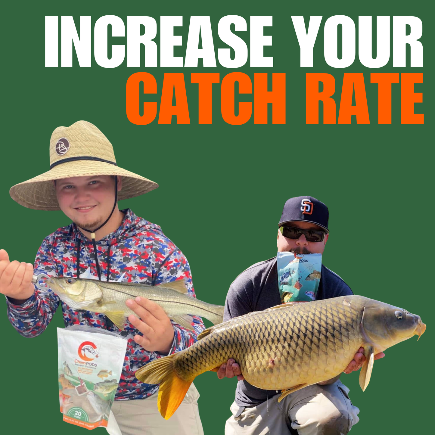 Catfish Pro ChumPODS - Raw Fish Attraction