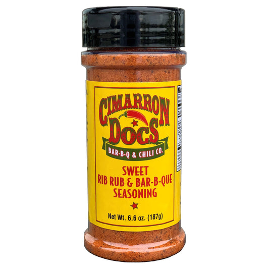 Cimarron Doc's Sweet Rib Rub & Bar-B-Q Seasoning 6.6 oz.