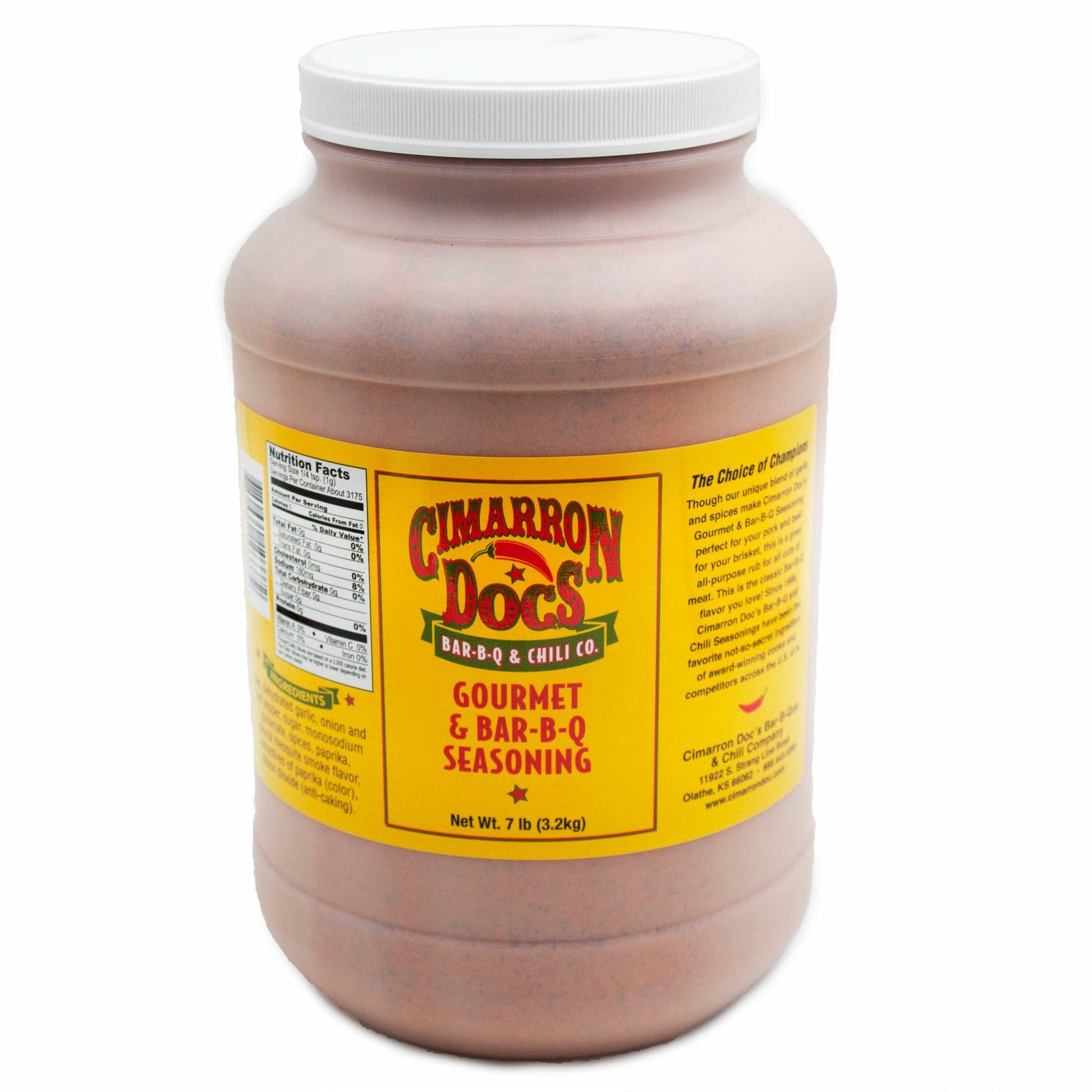 Cimarron Doc's Gourmet & Bar - B - Q Seasoning 7 lbs. - Angler's Pro Tackle & Outdoors