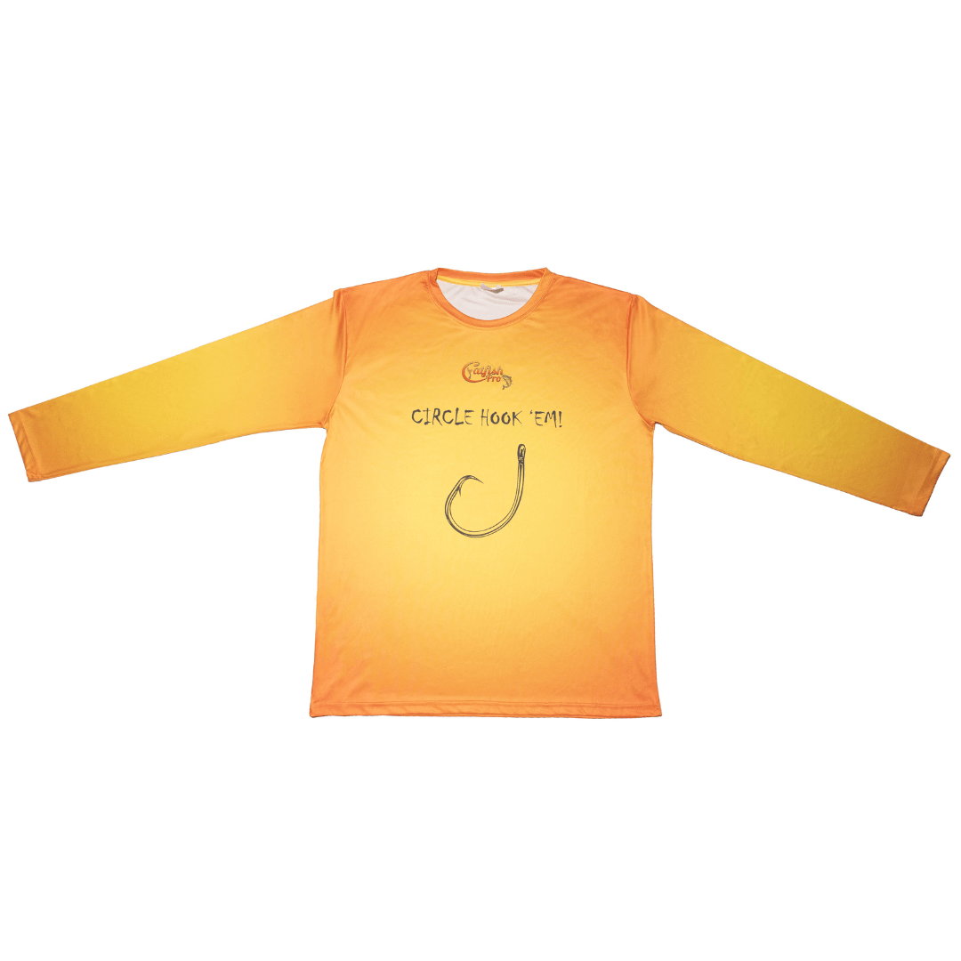 Catfish Pro Circle Hook'Em Long Sleeve Fishing Shirt