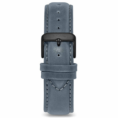 Vincero Classic Leather - Slate Blue 22mm