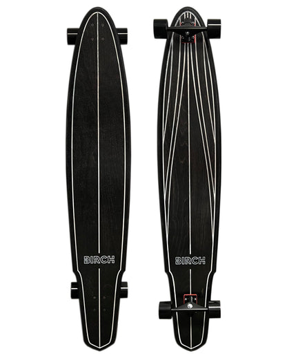 BIRCH 57" SHAKER: Longboard Cruiser Skateboard - Complete Setup