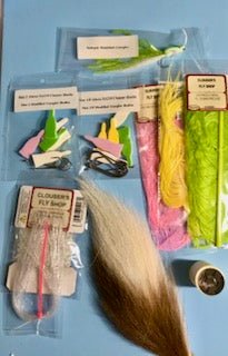 Clouser's Gurgler Tying Kit (Light Color Kit) Size 1/0 & 2 - Angler's Pro Tackle & Outdoors