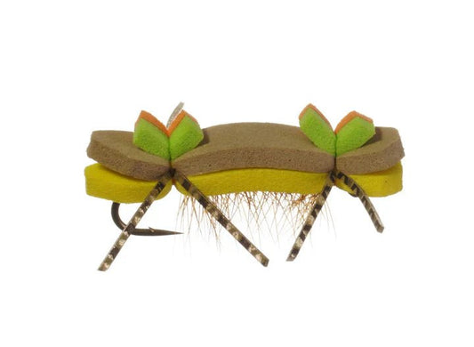 Clouser's Montana Chernobyl Hopper (Yellow/Tan) - Angler's Pro Tackle & Outdoors