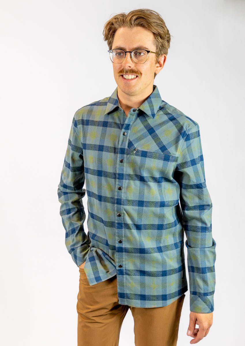 Club Ride Apparel Men's Shaka Brushed Stretch Riding Flannel - Angler's Pro Tackle & Outdoors