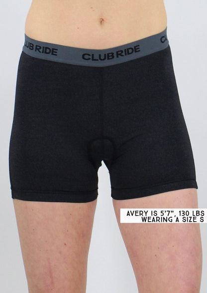 Club Ride Apparel Women's June ULTRA - LIGHT COMMUTE TO TRAIL Chamois 3" | Lightweight - Angler's Pro Tackle & Outdoors