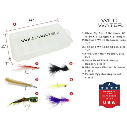 CNC Fly Reel Fly Fishing Kit, 7/8wt Rod | 9ft | 4 - piece | Wild Water Fly Fishing - Angler's Pro Tackle & Outdoors