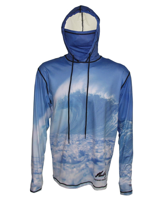 Cognito Brands Blue Wave Lightweight Ocean Graphic Hoodie - Angler's Pro Tackle & Outdoors