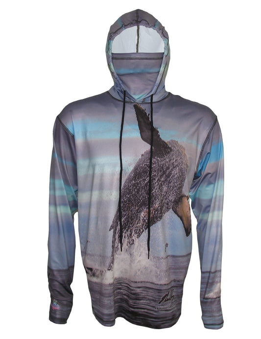 Cognito Brands Breech Whale Lightweight Ocean Graphic Hoodie - Angler's Pro Tackle & Outdoors