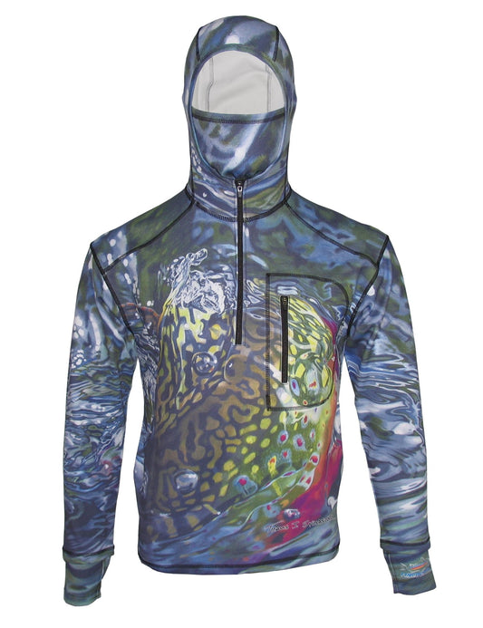 Cognito Brands Brook Body Heavyweight 1/4 - Zip FlexShell Fishing Hoodie - Angler's Pro Tackle & Outdoors