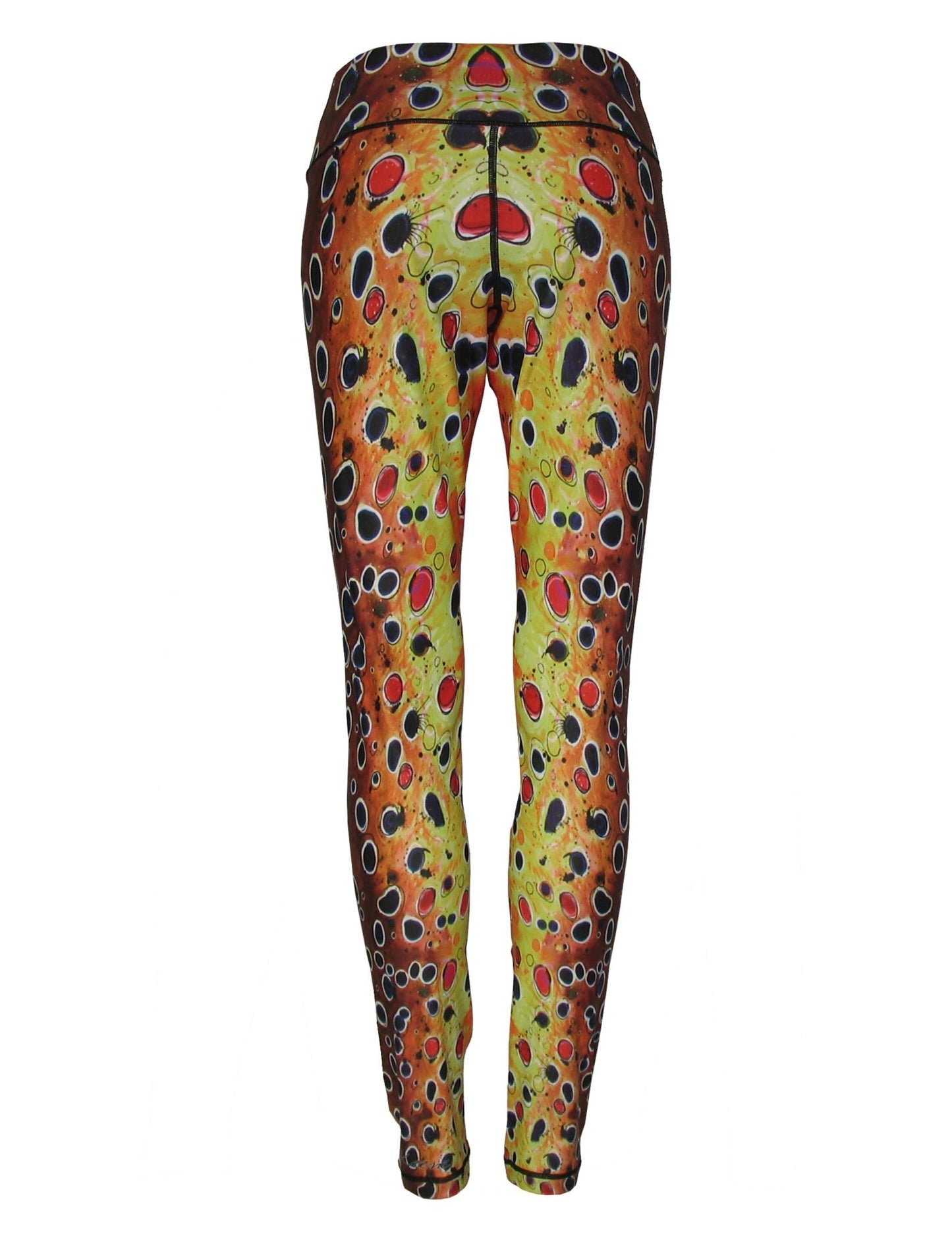 Cognito Brands Brown Trout2 Fish Print Patterned All Sport Leggings - Angler's Pro Tackle & Outdoors