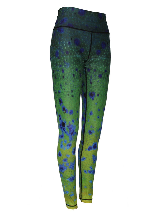 Cognito Brands Dorado Fish Print Patterned All Sport Leggings - Angler's Pro Tackle & Outdoors