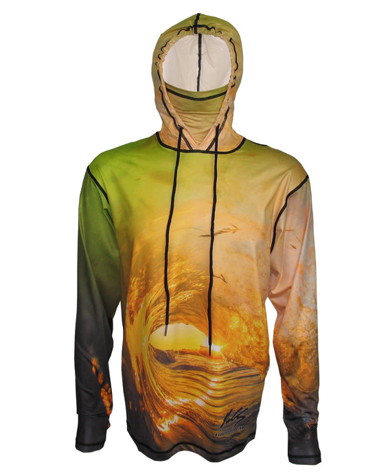 Cognito Brands Golden Wave Lightweight Ocean Graphic Hoodie - Angler's Pro Tackle & Outdoors