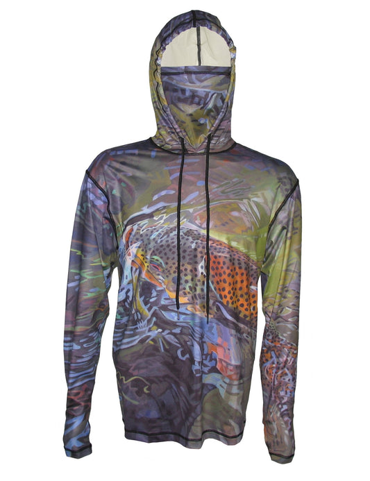 Cognito Brands Green Brown Graphic Fishing Hoodie - Angler's Pro Tackle & Outdoors