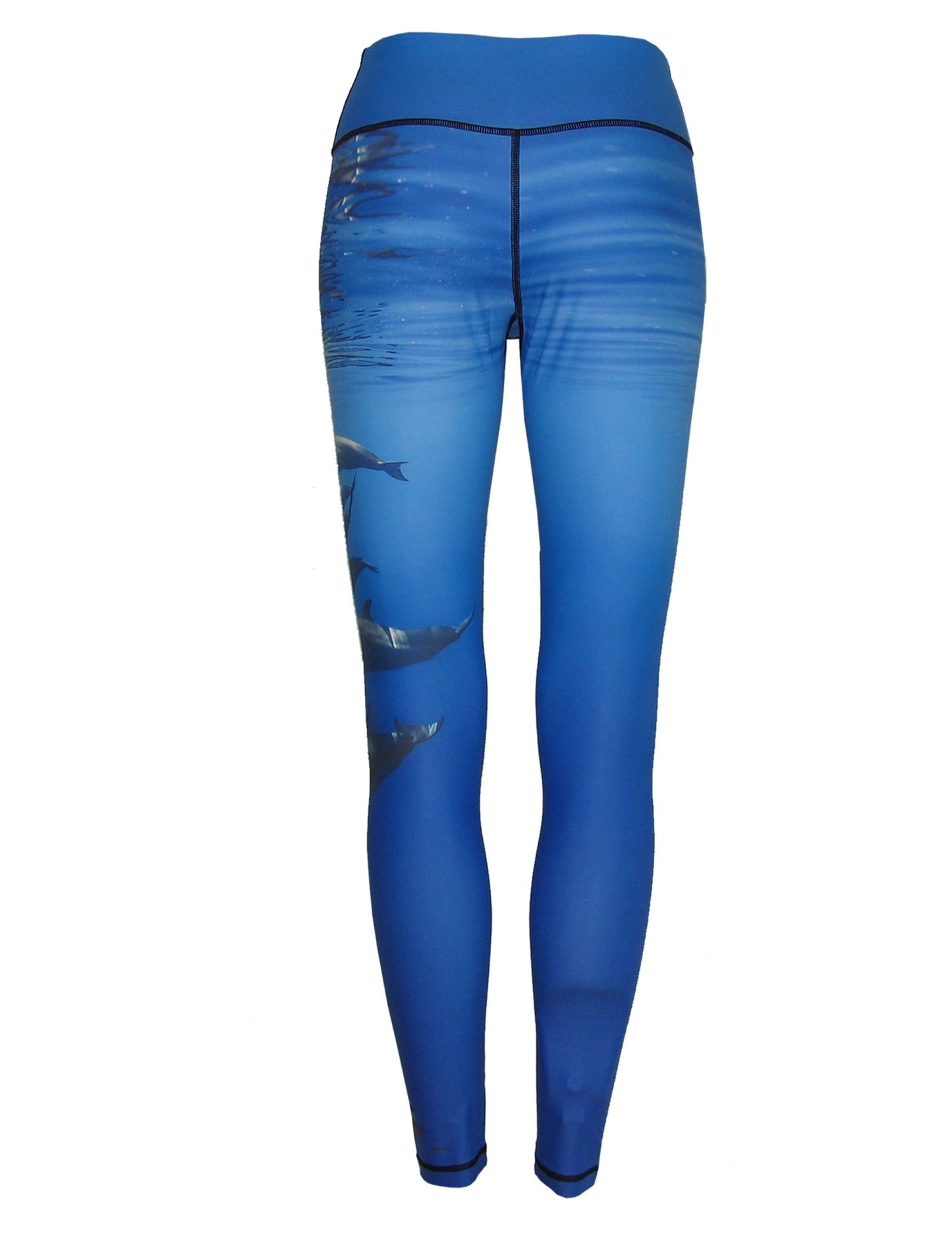 Cognito Brands Porpoises Ocean Print Patterned All Sport Leggings - Angler's Pro Tackle & Outdoors