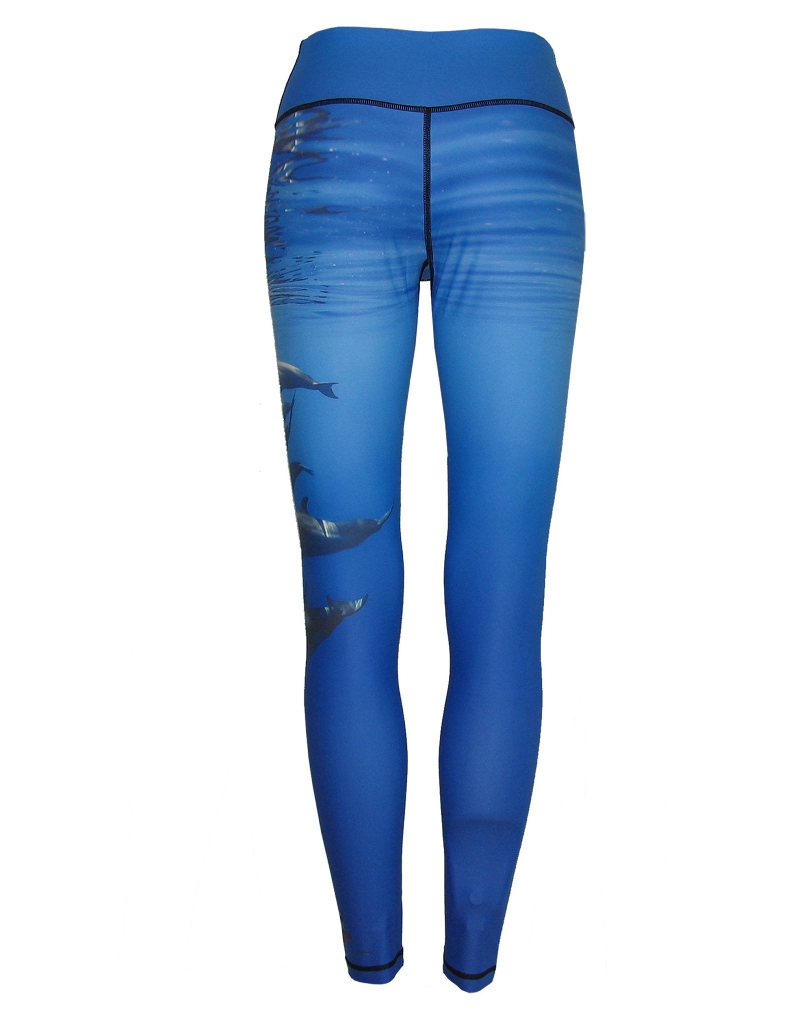 Cognito Brands Porpoises Ocean Print Patterned All Sport Leggings - Angler's Pro Tackle & Outdoors