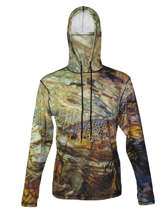 Cognito Brands Secluded Brown Graphic Fishing Hoodie - Angler's Pro Tackle & Outdoors