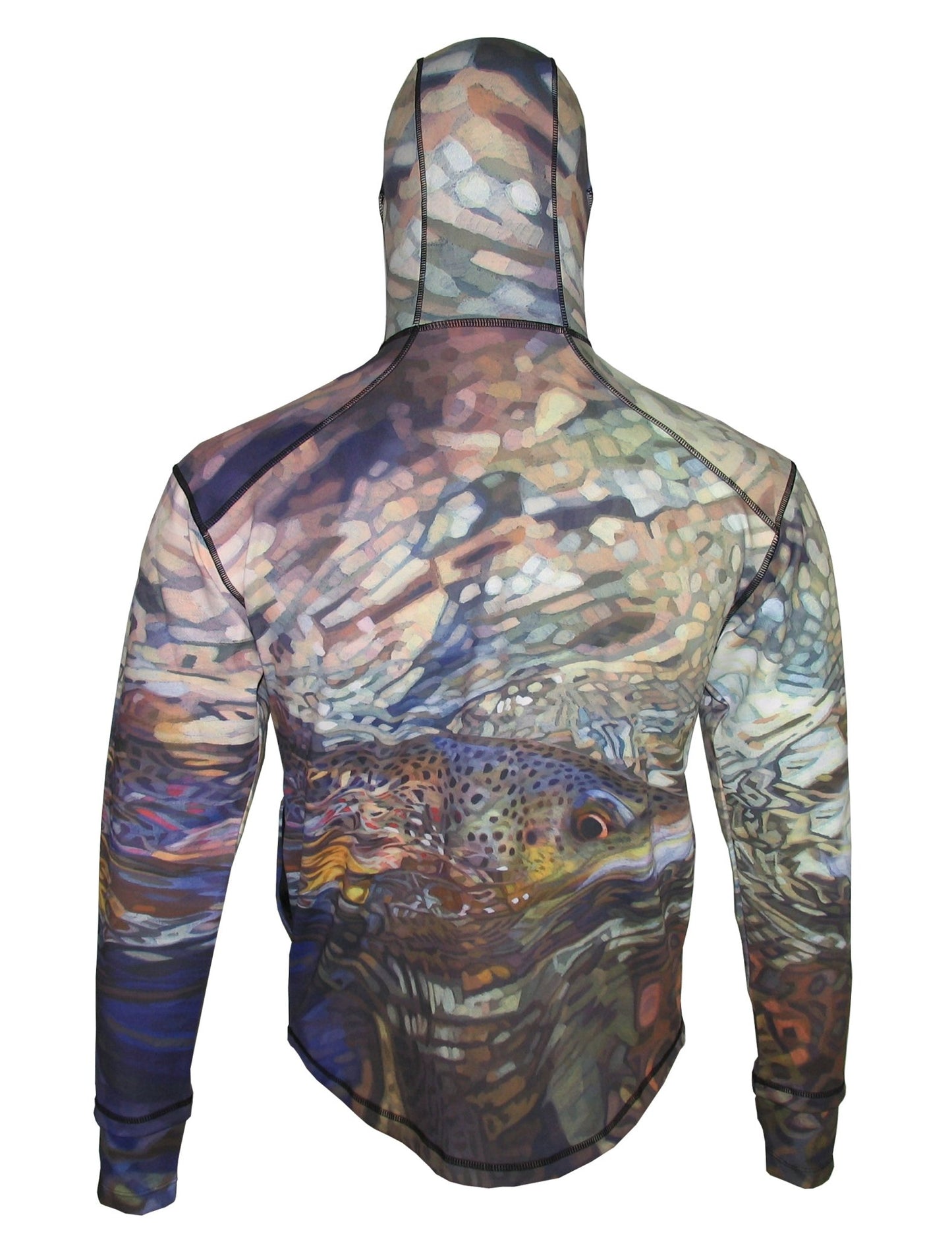 Cognito Brands Secluded Brown Trout Heavyweight 1/4 - Zip FlexShell Fishing Hoodie - Angler's Pro Tackle & Outdoors