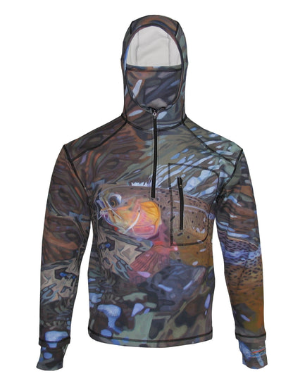 Cognito Brands Secluded Cutty Heavyweight 1/4 - Zip FlexShell Fishing Hoodie - Angler's Pro Tackle & Outdoors
