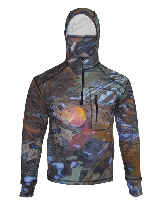 Cognito Brands Secluded Cutty Heavyweight 1/4 - Zip FlexShell Fishing Hoodie - Angler's Pro Tackle & Outdoors