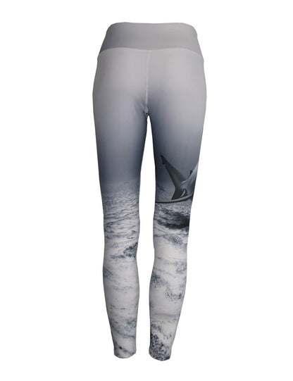 Cognito Brands Shark Ocean Print Patterned All Sport Leggings - Angler's Pro Tackle & Outdoors